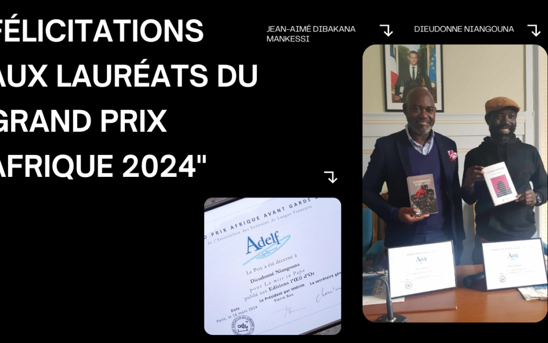 Éclat littéraire : Félicitations aux lauréats du Grand Prix Afrique 2024